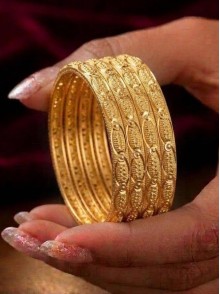 Gold Plated Bangles